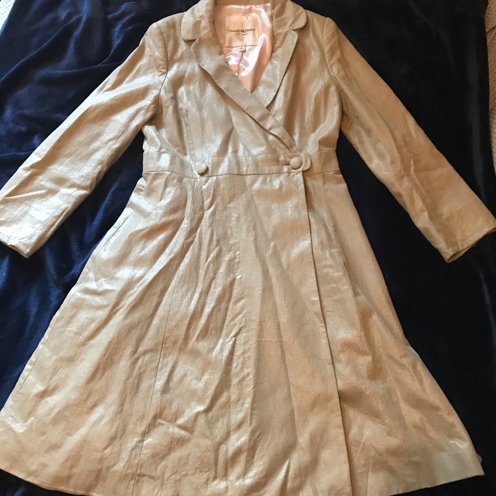💋 Isaac Mizrahi for Target Gold Trenchcoat